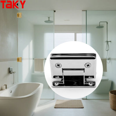سعر جيد Europe and America Design H Shape Bathroom Glass Clamp Frameless Tempered Shower Glass Door Hinges الانترنت