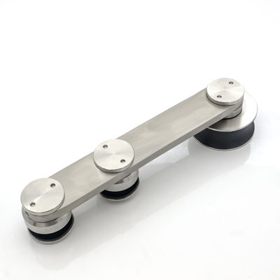 سعر جيد الفولاذ المقاوم للصدأ فرملس دش نظام الباب المنزلق فندق زجاج باب الحظيرة الأجهزة المناسب انزلاق الباب عدة الانترنت