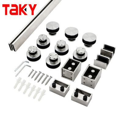 سعر جيد تجهيزات الزجاج الحديثة نظام الباب الزجاجي المقسى الفولاذ المقاوم للصدأ دش بدون إطار الأجهزة الباب المنزلق الانترنت