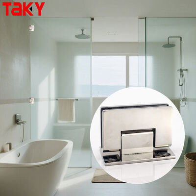 سعر جيد مفصلة دش زجاجية من الفولاذ المقاوم للصدأ مثبتة على الحائط بزاوية 90 درجة لزجاج الباب بسماكة 8-12 مم الانترنت