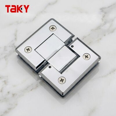 Customizable Modern Bathroom Hotel 180 Degree Shower Glass Door Frameless Hinge