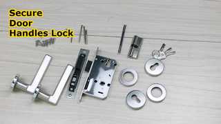 مقابض الأبواب مع القفل